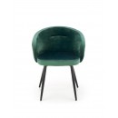 Стул HALMAR K430 темно-зеленый/черный